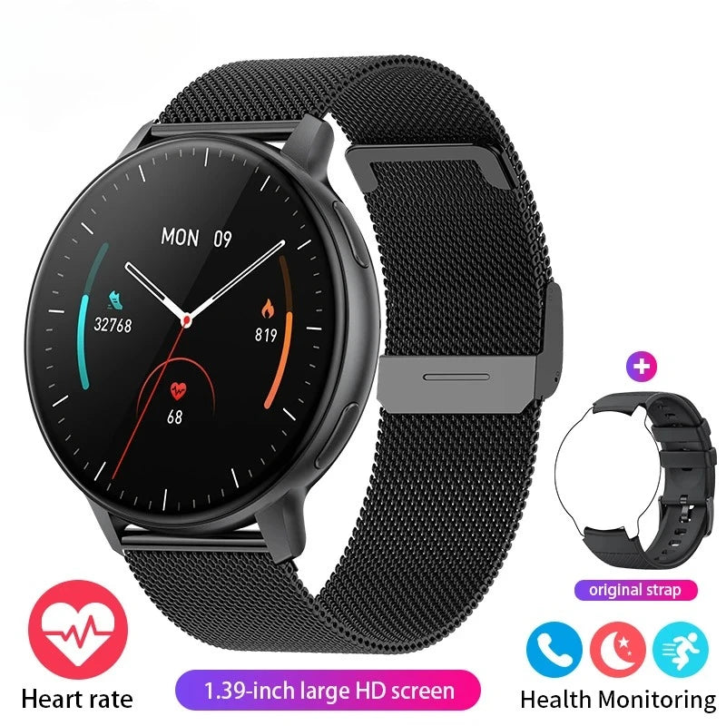 Xiaomi 2025 Smart Watch Women Bluetooth Call Custom Dials Watches Blood Oxygen Monitor Sport Men Smartwatch Ladies