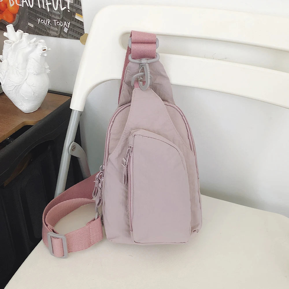 Sports Chest Bag Lightweight Summer New Outdoor Leisure Fitness Single Shoulder Crossbody Small Bag