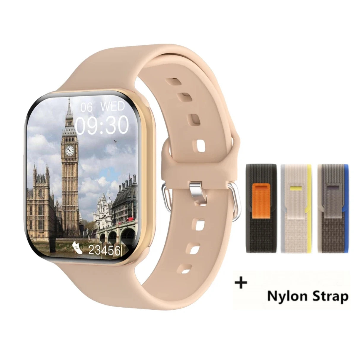 GPS Smart Watch Men For Apple Watch 10 Series Always On Display Body Temperature BT Call NFC Women Smartwatch For IOS Android