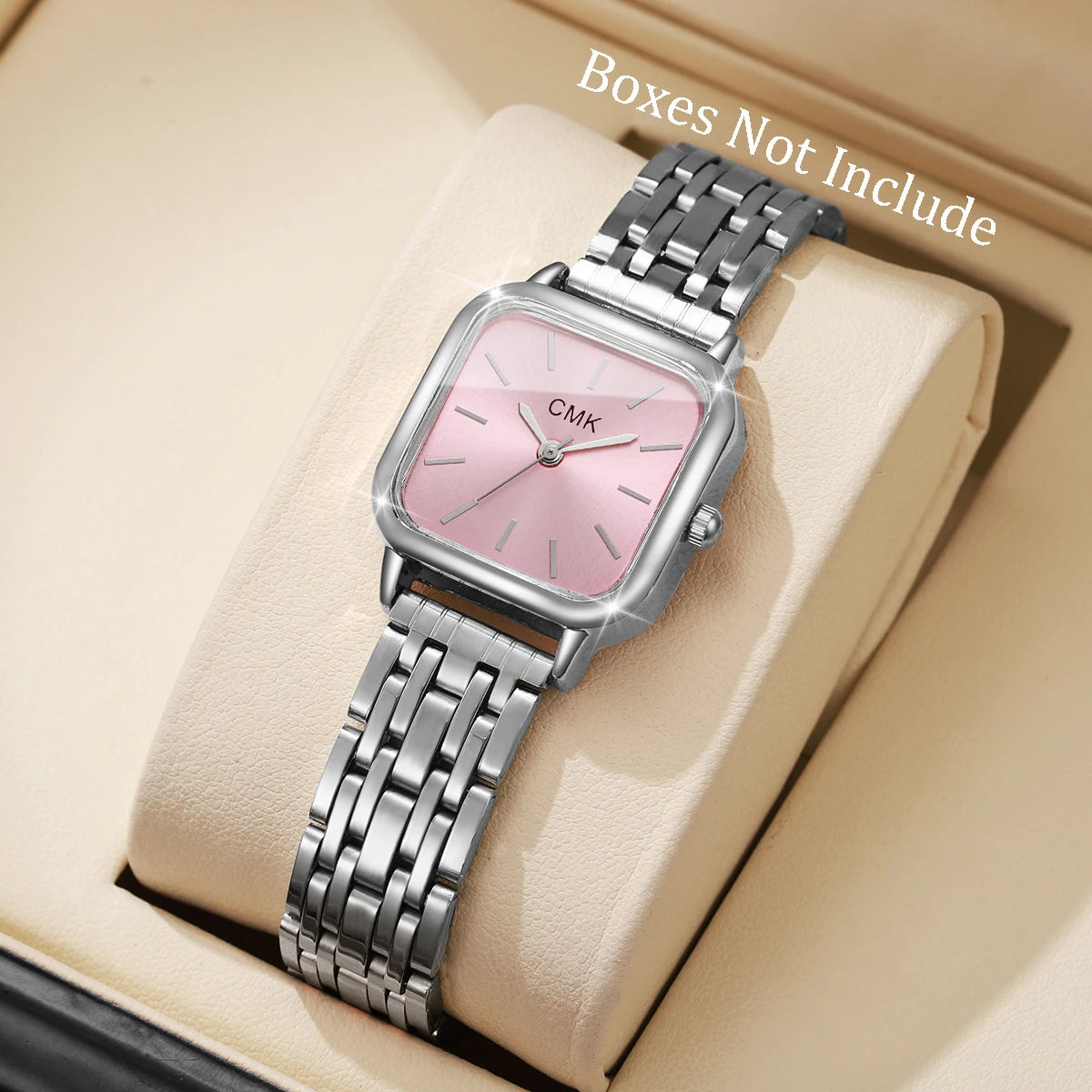 1/2/3/4/6PCS Fashion Square Women Watches Simple Ladies Quartz Wristwatch Reloj Mujer（Without Box）