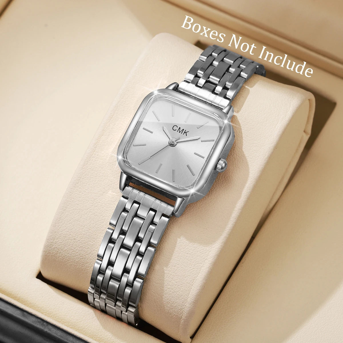 1/2/3/4/6PCS Fashion Square Women Watches Simple Ladies Quartz Wristwatch Reloj Mujer（Without Box）