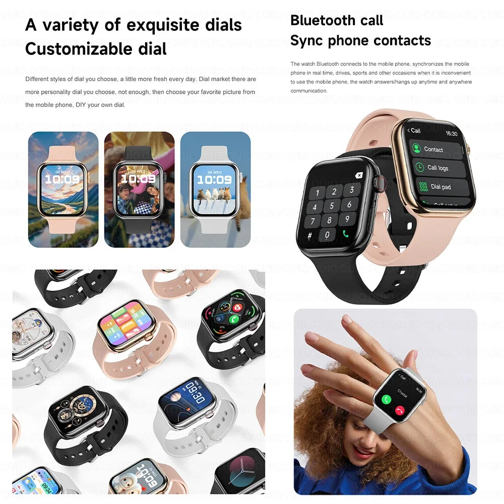 For Apple Watch series smartwatch 1.83-inch screen GPS positioning health monitoring Bluetooth call multiple sports smartwatches
