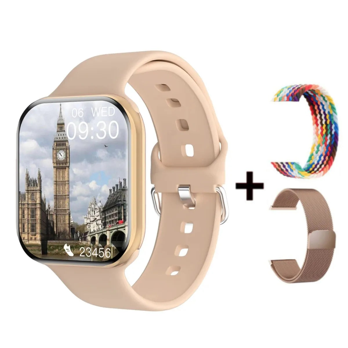 GPS Smart Watch Men For Apple Watch 10 Series Always On Display Body Temperature BT Call NFC Women Smartwatch For IOS Android
