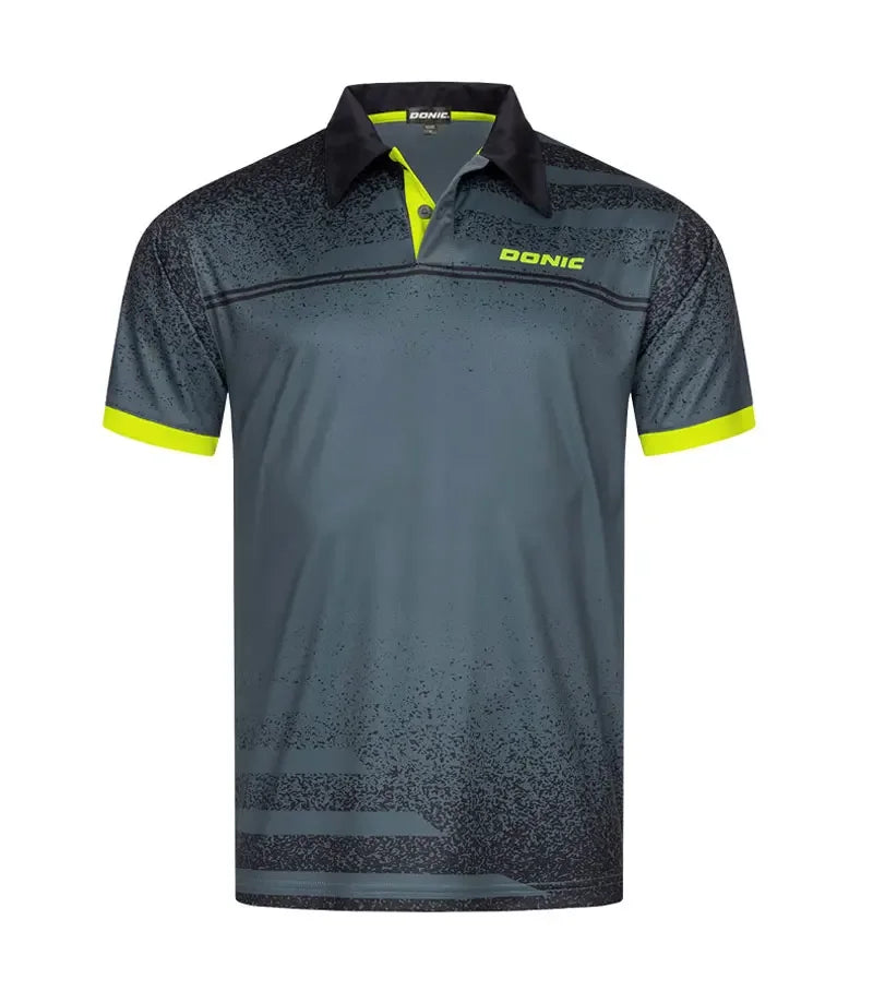 Fashion table tennis shirt men's women's short sleeved polo shirt summer table tennis pullover casual quick drying sport shirts