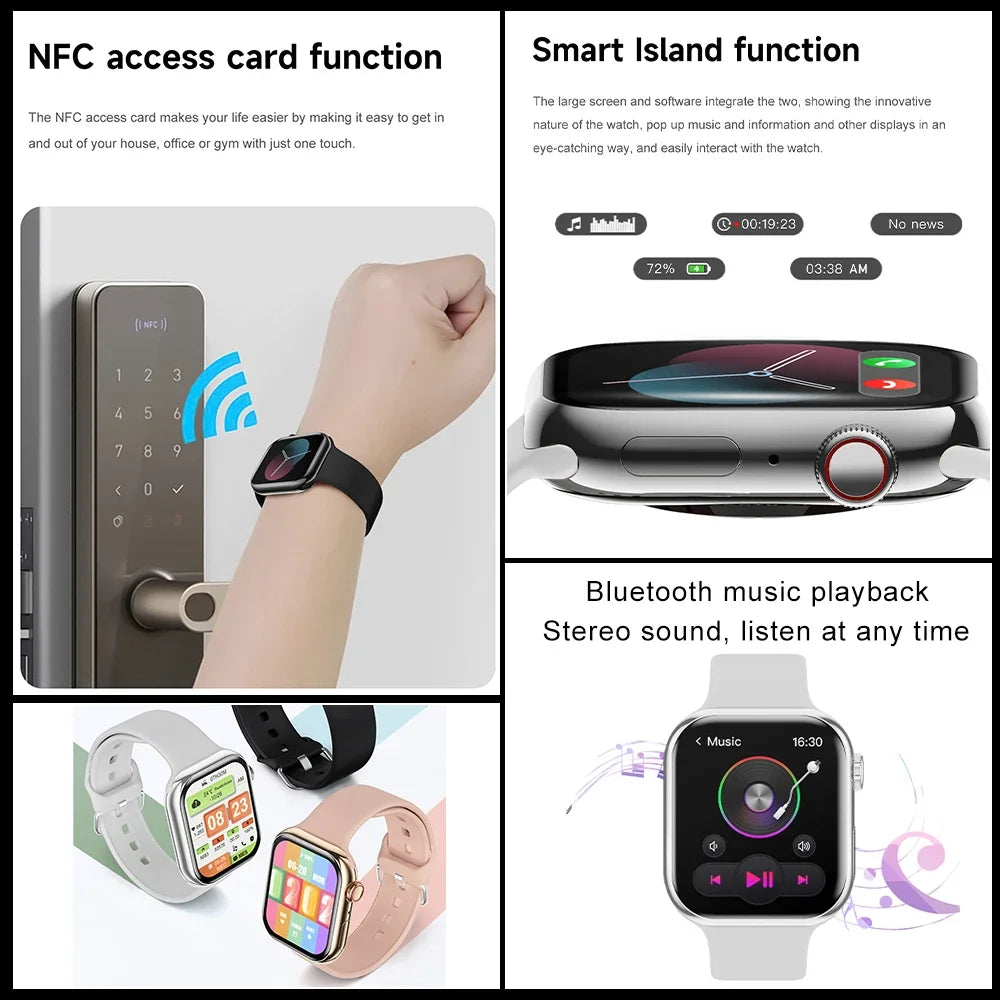 For Apple Watch series smartwatch 1.83-inch screen GPS positioning health monitoring Bluetooth call multiple sports smartwatches