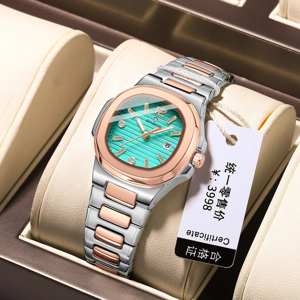 Fashion Quartz Wristwatches Elegante Small Ladies Watches For Woman Luxury Designer Gold Diamond Watch Women Gifts Reloj Mujer
