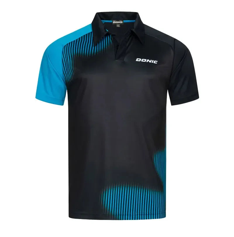 Fashion table tennis shirt men's women's short sleeved polo shirt summer table tennis pullover casual quick drying sport shirts