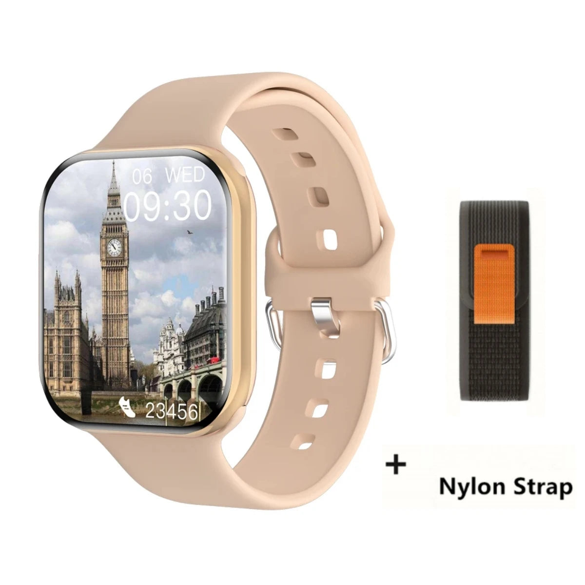 GPS Smart Watch Men For Apple Watch 10 Series Always On Display Body Temperature BT Call NFC Women Smartwatch For IOS Android