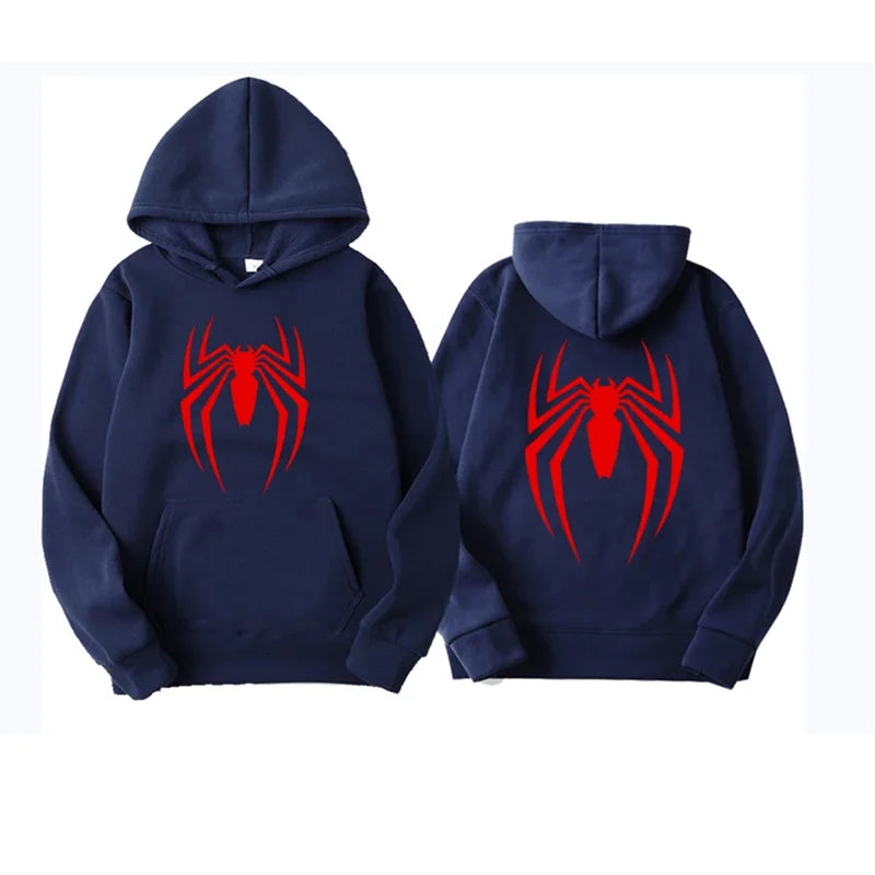 Fashion printed Spider hoodie for men Casual hoodie pullover Sweatshirt for men top spider hoodie sweatshirt