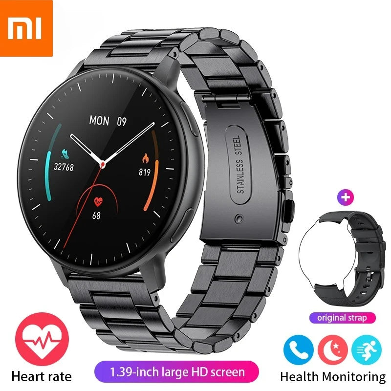 Xiaomi 2025 Smart Watch Women Bluetooth Call Custom Dials Watches Blood Oxygen Monitor Sport Men Smartwatch Ladies