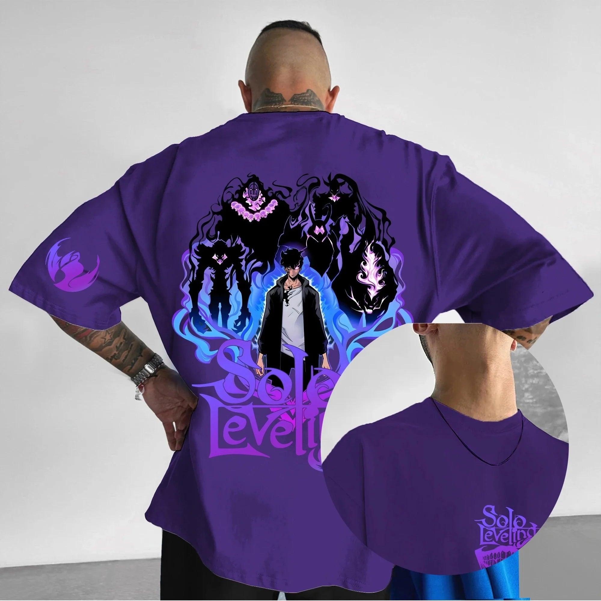 Popular Solo Leveling T-shirts New 3D Sung Jin-Woo Print Kids Anime Cartoon Tops Summer Men Women Harajuku Short Sleeve Y2k Tees