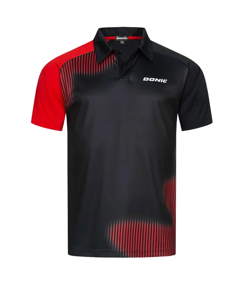 Fashion table tennis shirt men's women's short sleeved polo shirt summer table tennis pullover casual quick drying sport shirts