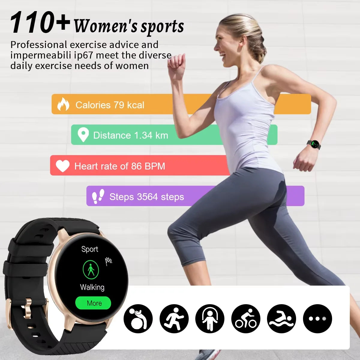 Xiaomi 2025 Smart Watch Women Bluetooth Call Custom Dials Watches Blood Oxygen Monitor Sport Men Smartwatch Ladies