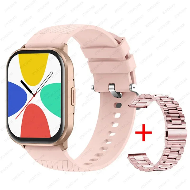 New For Xiaomi 100+ Sports Mode Smart Watch Men Women Heart Rate Blood Pressure HD Bluetooth Call Waterproof Sports Smart Watch
