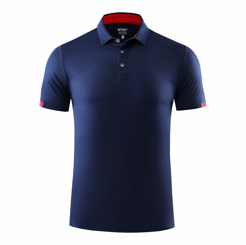 Quick-drying Short-sleeved POLO Shirt For Outdoor Sports and Fitness Breathable and Cool Mesh Lapel Top