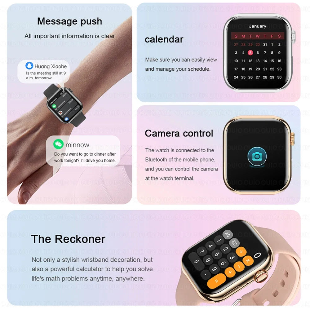 For Apple Watch series smartwatch 1.83-inch screen GPS positioning health monitoring Bluetooth call multiple sports smartwatches