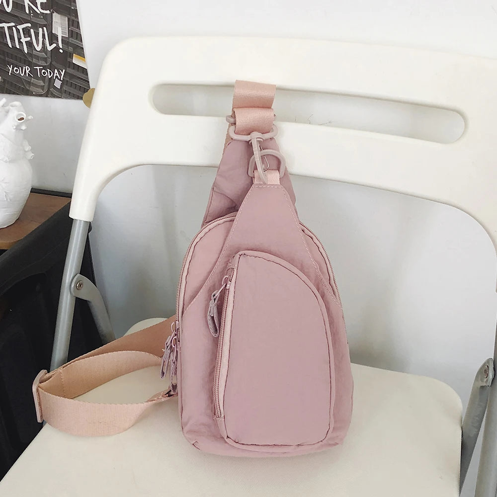 Sports Chest Bag Lightweight Summer New Outdoor Leisure Fitness Single Shoulder Crossbody Small Bag