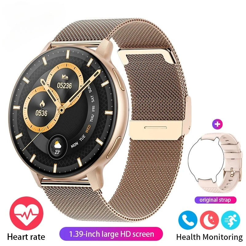 Xiaomi 2025 Smart Watch Women Bluetooth Call Custom Dials Watches Blood Oxygen Monitor Sport Men Smartwatch Ladies