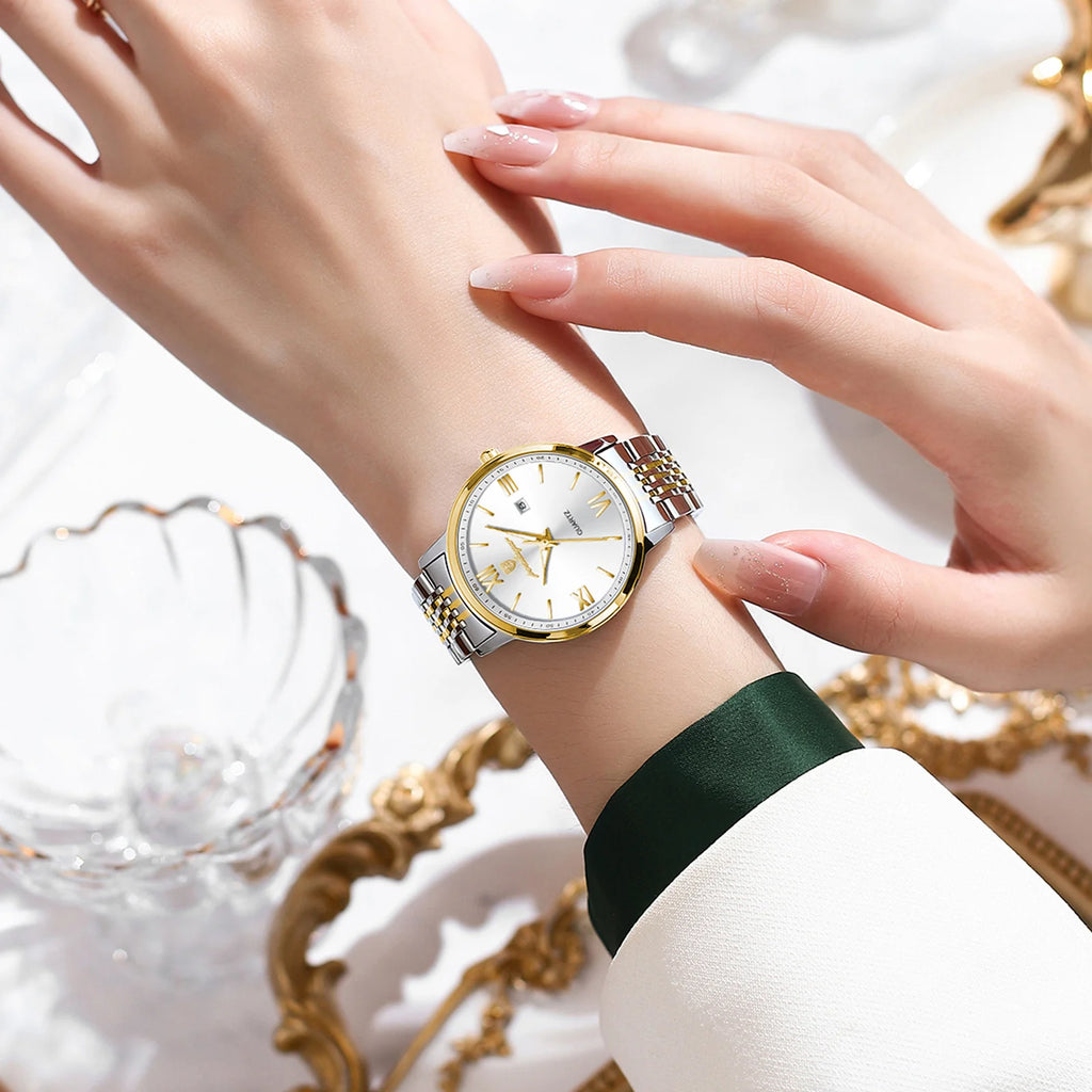 POEDAGAR New Luxury Woman Watch Waterproof Luminous Date Ladies Watch High Quality Stainless Steel Simple Women's Quartz Watches