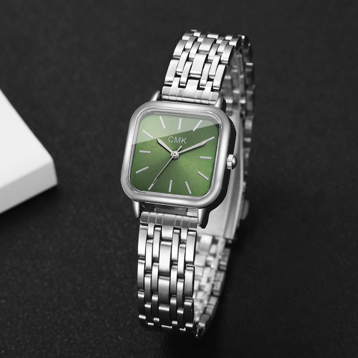 1/2/3/4/6PCS Fashion Square Women Watches Simple Ladies Quartz Wristwatch Reloj Mujer（Without Box）
