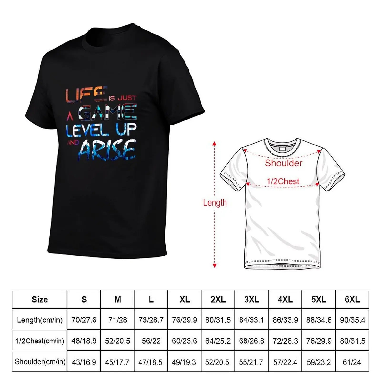 Solo Leveling Arise Aesthetic T-Shirt T-Shirt cotton tshirt 100% man t shirts for men casual T-Shirt