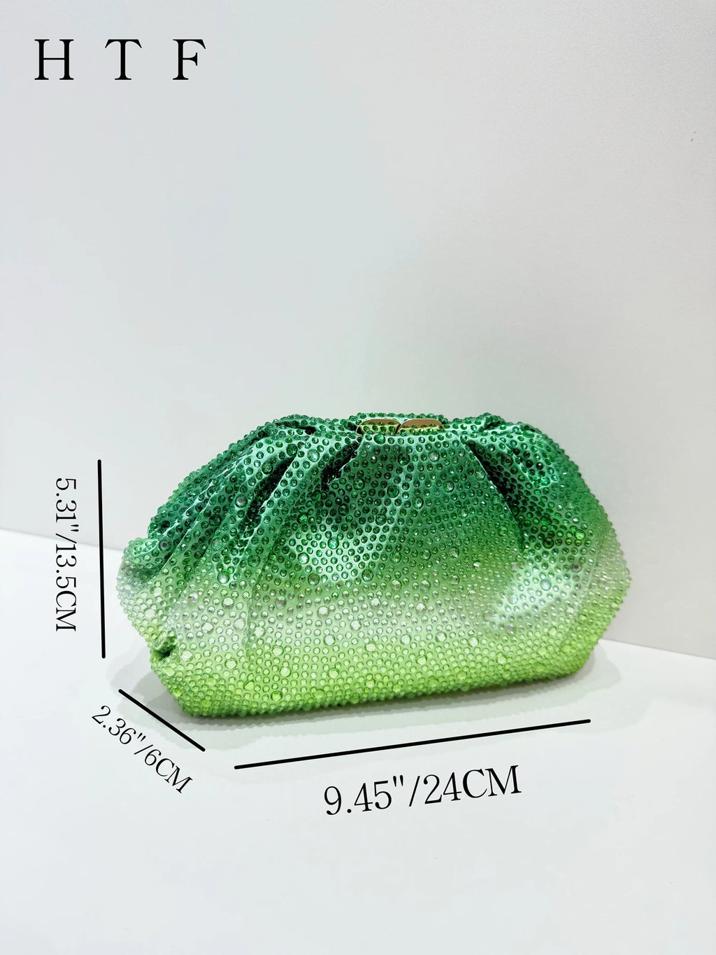 Handle Rhinestones Diamond Evening Clutch Bag Women Handbag Wedding Party Bling Bucket Purse Shoulder Bag  Holiday For Lady Bag