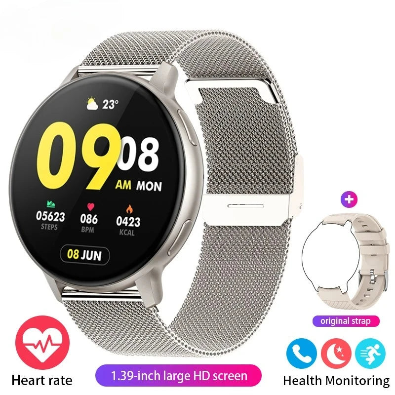 Xiaomi 2025 Smart Watch Women Bluetooth Call Custom Dials Watches Blood Oxygen Monitor Sport Men Smartwatch Ladies