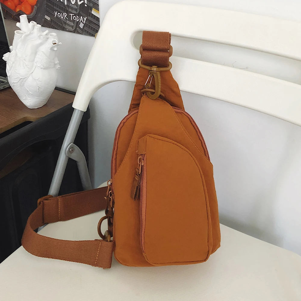 Sports Chest Bag Lightweight Summer New Outdoor Leisure Fitness Single Shoulder Crossbody Small Bag
