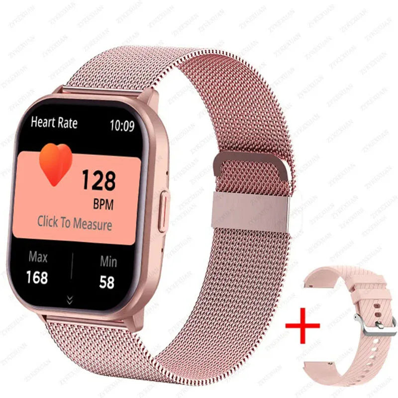 New For Xiaomi 100+ Sports Mode Smart Watch Men Women Heart Rate Blood Pressure HD Bluetooth Call Waterproof Sports Smart Watch