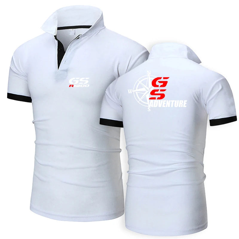 2023 Motorcycle R 650 800 1150 1200 GS Adventure Men Youth New Solid Polo Shirt Casual Fashion Summer Short Sleeve Clothing